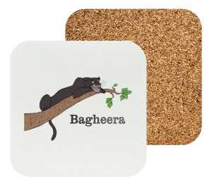 Onderzetter - Jungle Book - Bagheera 1